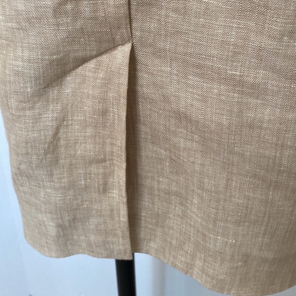 LOFT Women’s 100% Linen, Beaded Neckline Sleeveless Dress Size 8 NWT. - Picture 7 of 10